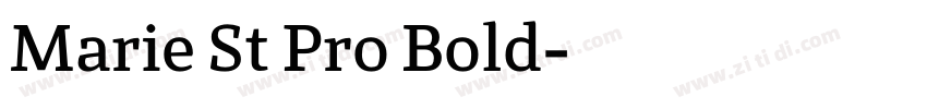 Marie St Pro Bold字体转换